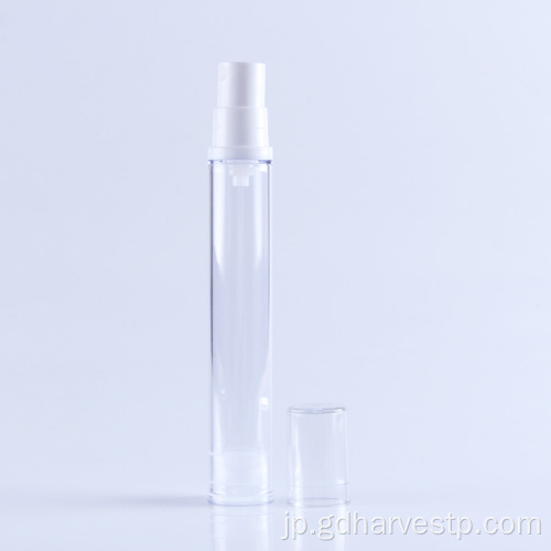 プラスチック素材5ml10ml15mlエアレスポンプボトル